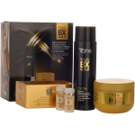 Pack de tratamiento capilar, Shampoo redensificador 300 ml + Mascarilla redensificadora 300 ml + 5 Ampollas de Tratamiento redensificador 10 ml. Tahe