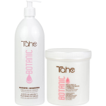 KIT Shampoo y Crema de Tratamiento Botanic, Cabellos Secos y Teñidos Cabellos Secos y Teñidos  Aceite de Argan y Proteína de arroz  1000ml TAHE